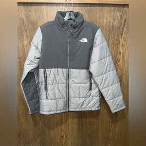 BoysThe North Face Balanced Rock Insulated Winter Coat Youth XL 18/20 Gray